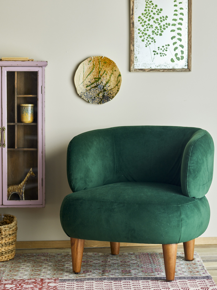 Lounge stol 'Ruperta' - Grøn