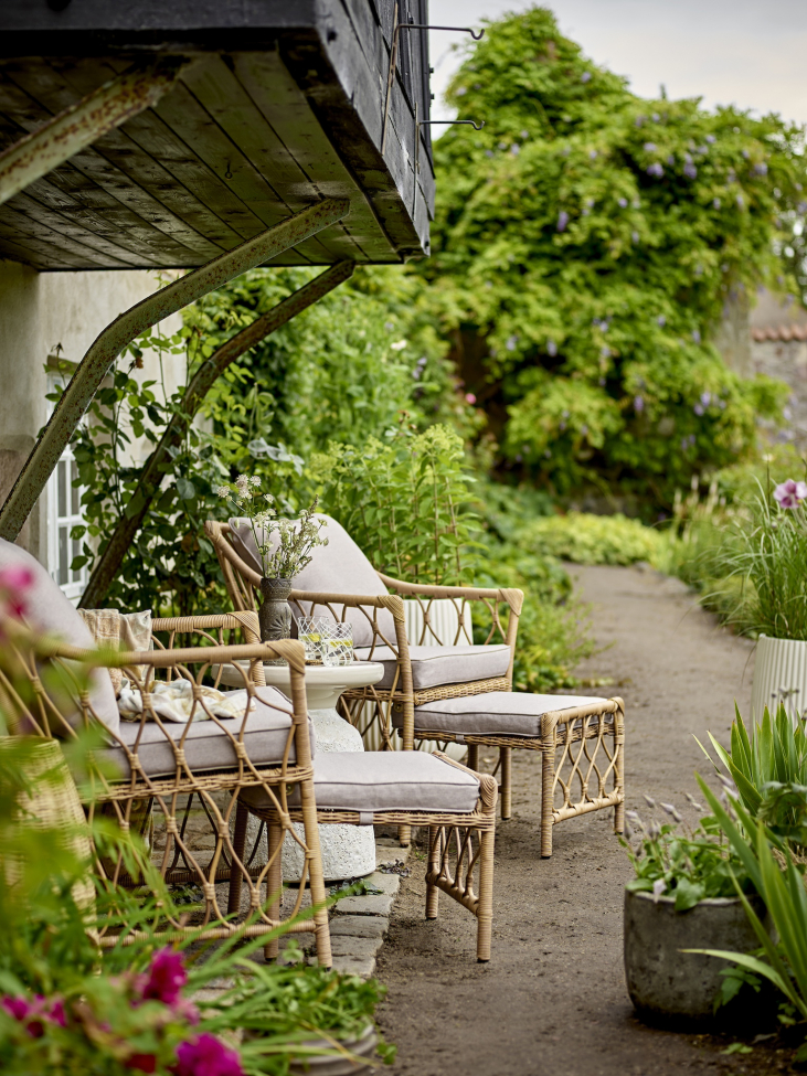 Loungestol 'Belluce' – Natur/rattan