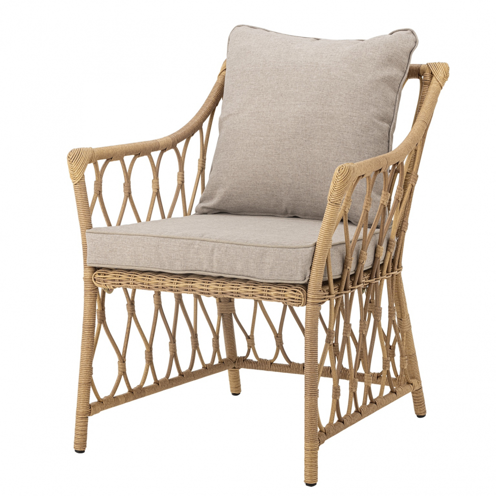 Loungestol 'Belluce' – Natur/rattan