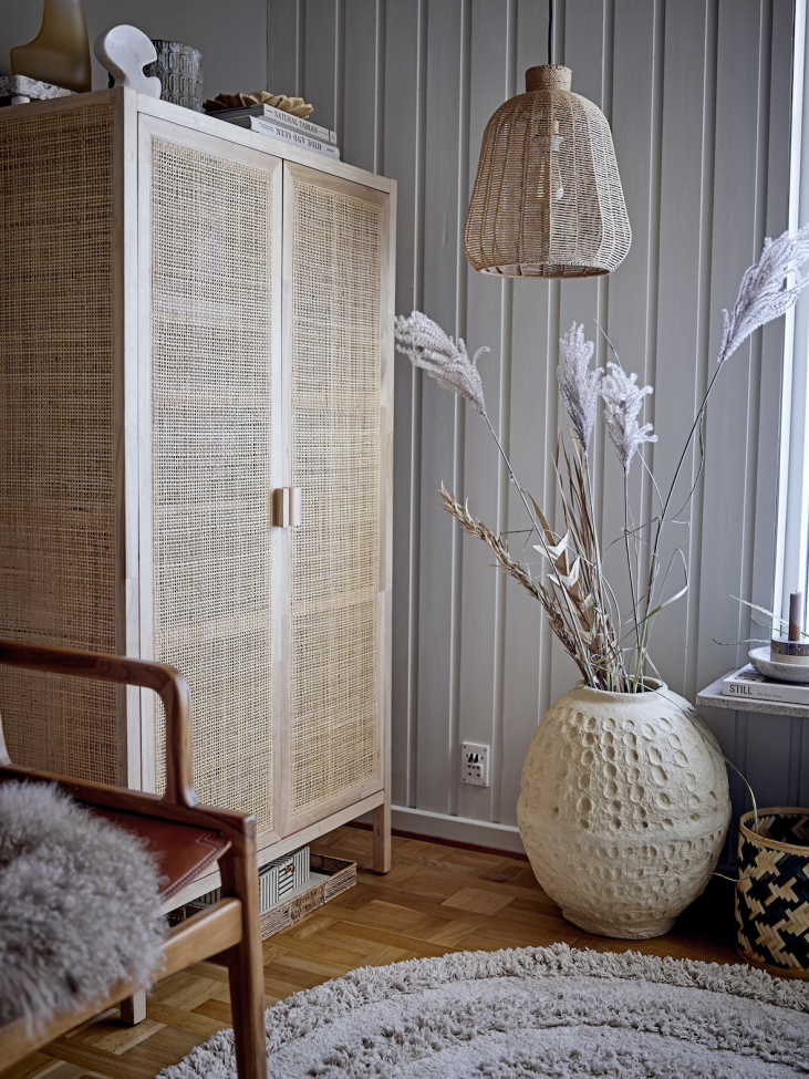 Skab 'Marikka' - Natur/Rattan