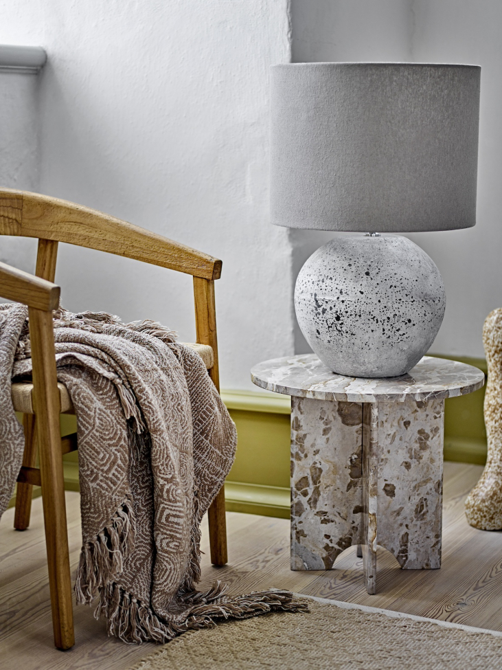 Bordlampe 'Isedora' - Naturfarvet