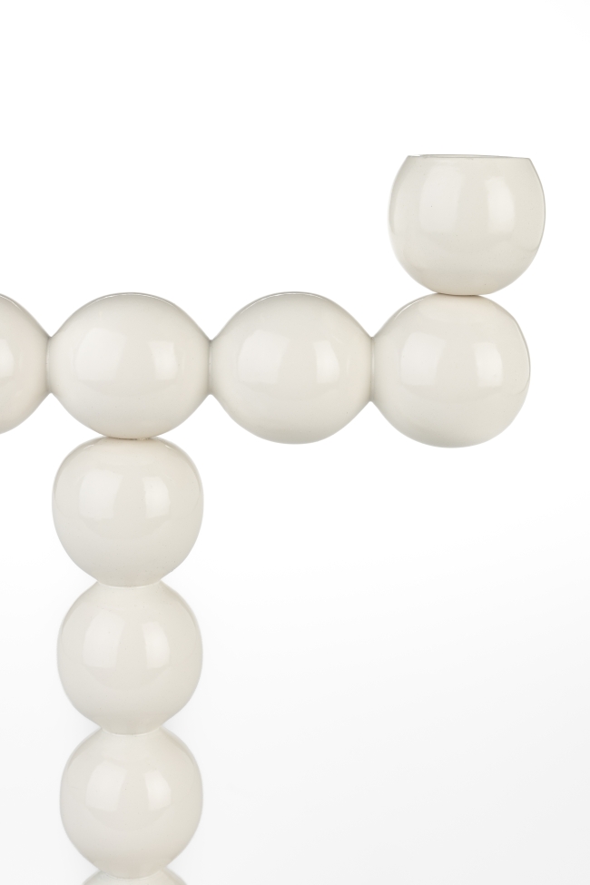 Lysestage 'Bubbles' - Beige 2