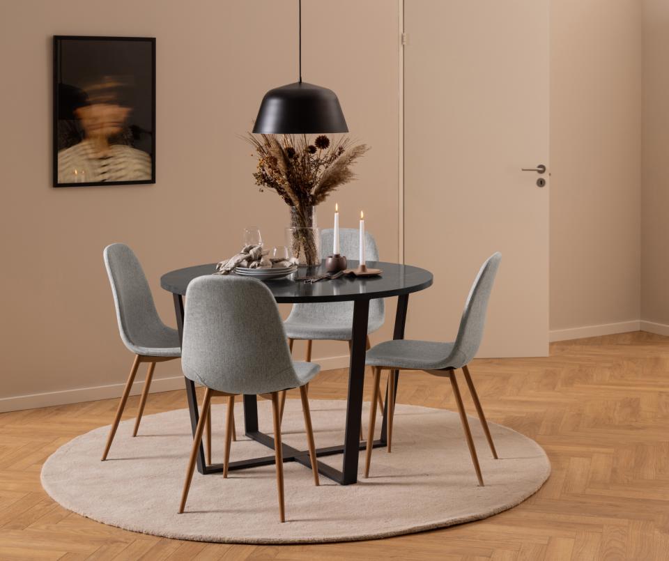 Spisebord 'Filipstad' - Sort