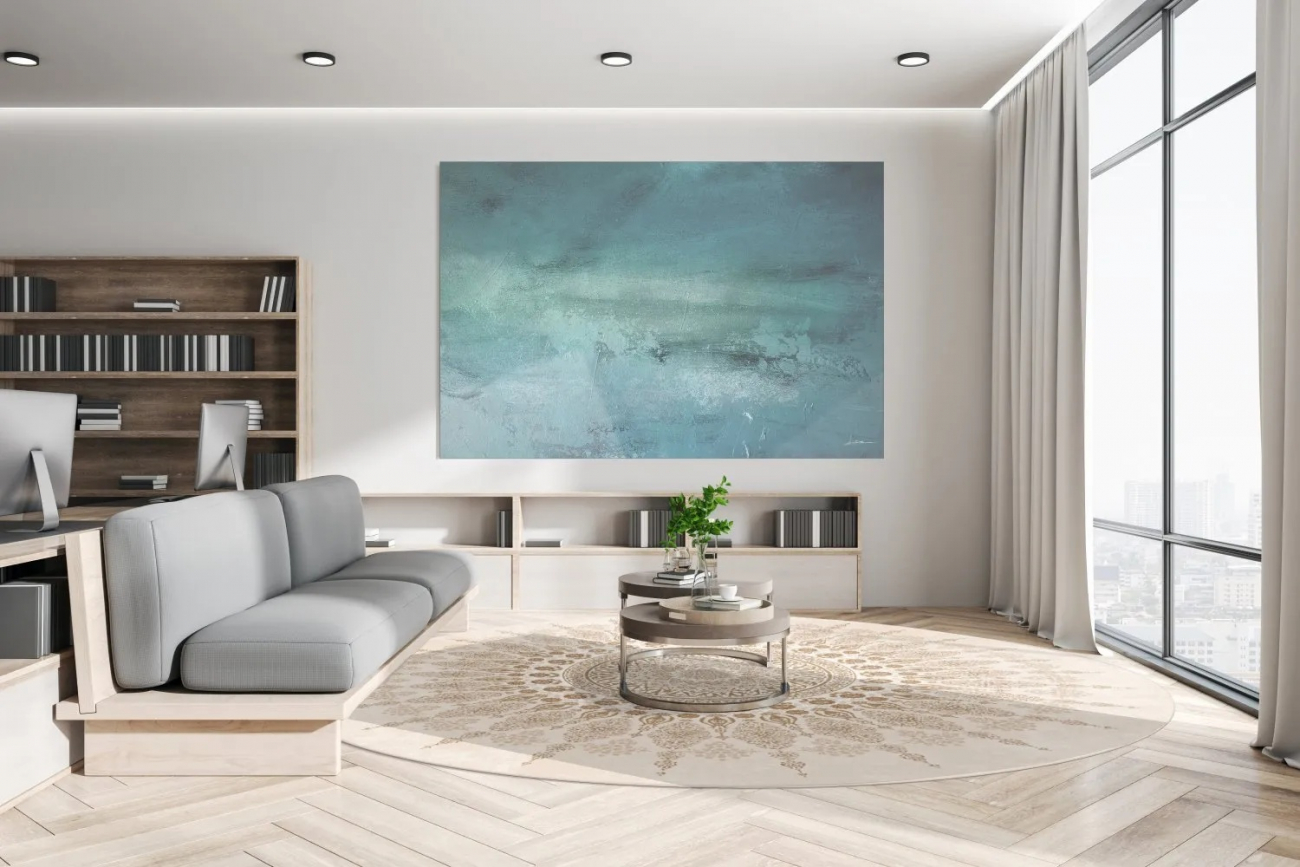 Rund Tæppe 'Sandrigo' 180cm - Beige