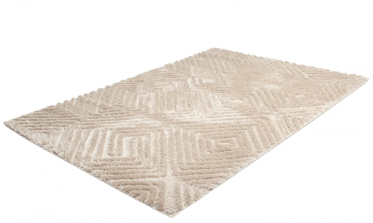 Gulvtæppe 'Monti' 160x230cm - Beige