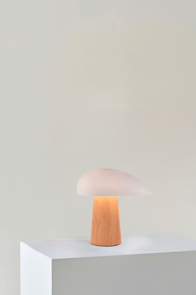 Lampe 'Karlskrona' - Natur/hvid