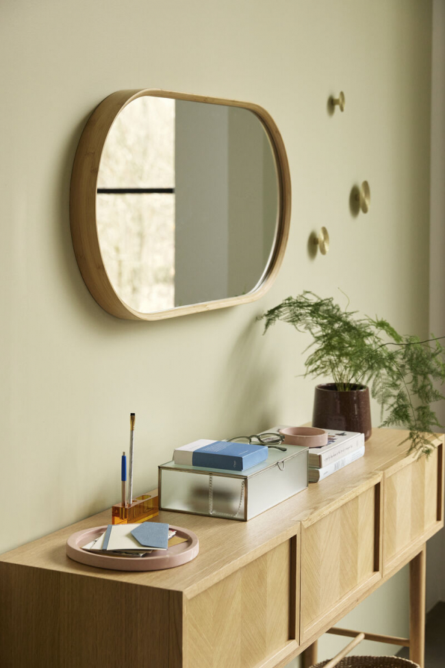 Sidebord 'Herringbone' - Eg