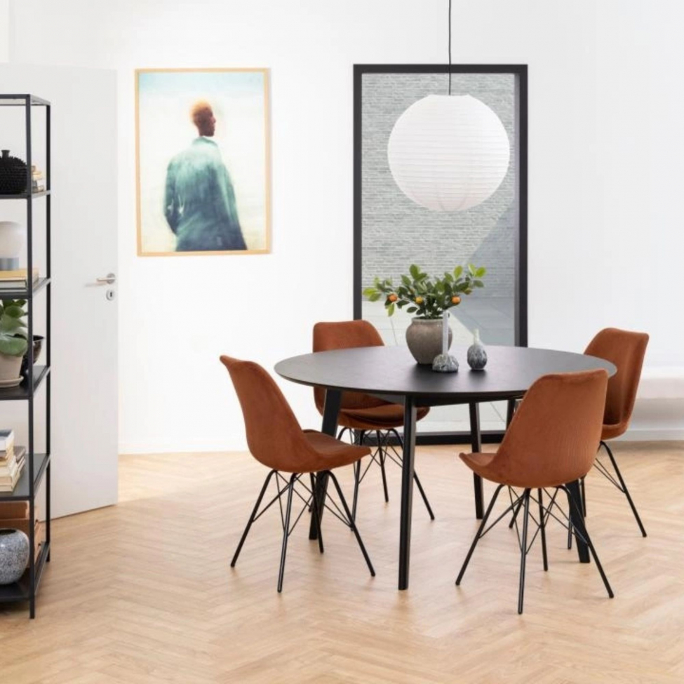 Stol 'Eris' - Brun/Sort