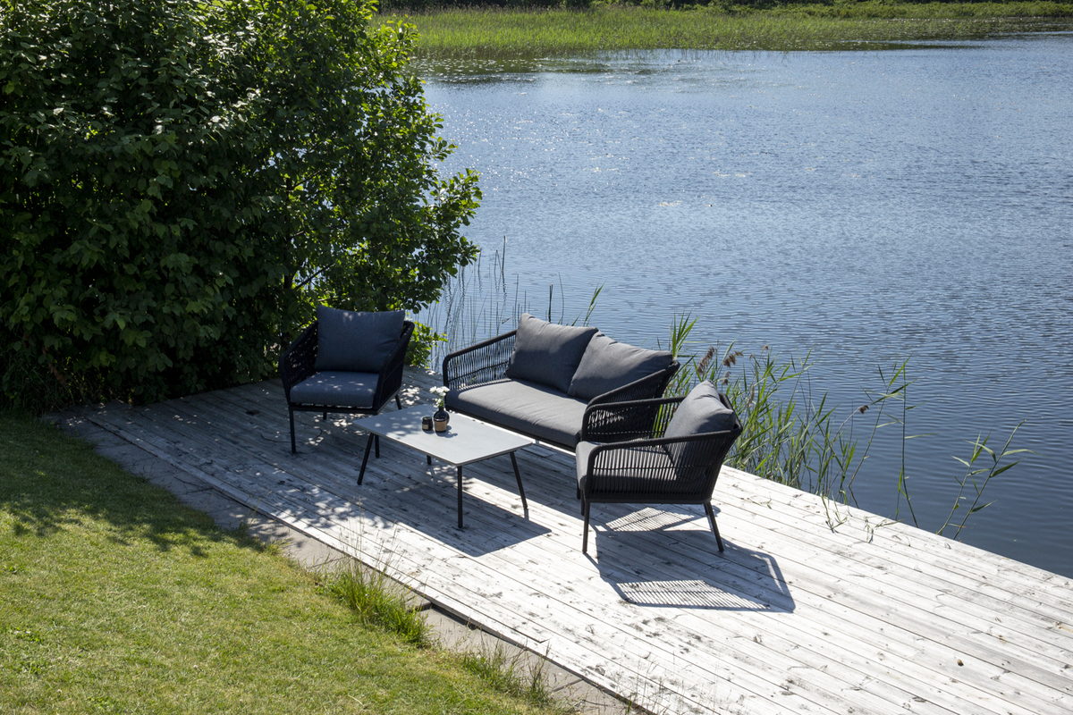 Sofa gruppe 'Gaeta' - Sort