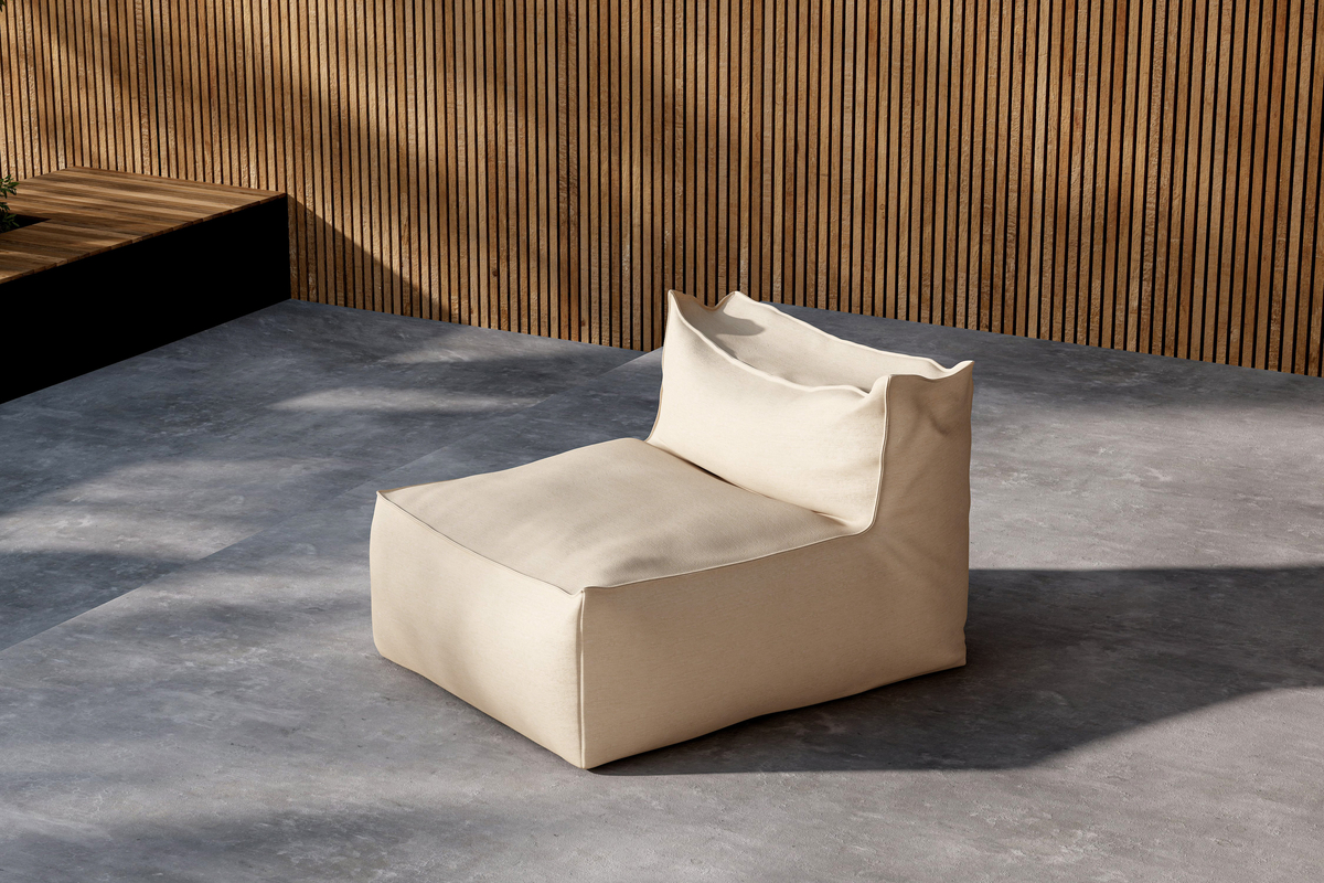 Lounge lænestol 'Rambo' - Cream Beige