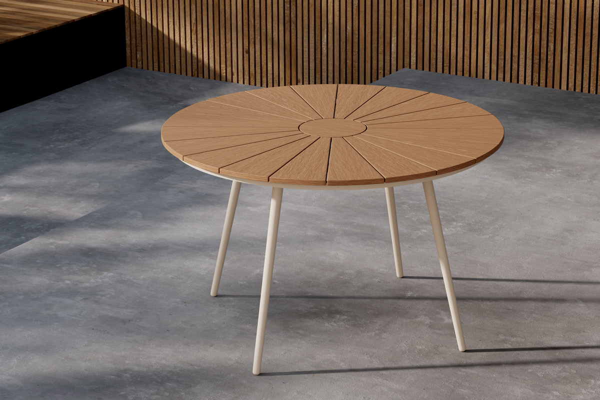 Spisebord 'San Vito' 120x74cm - Beige
