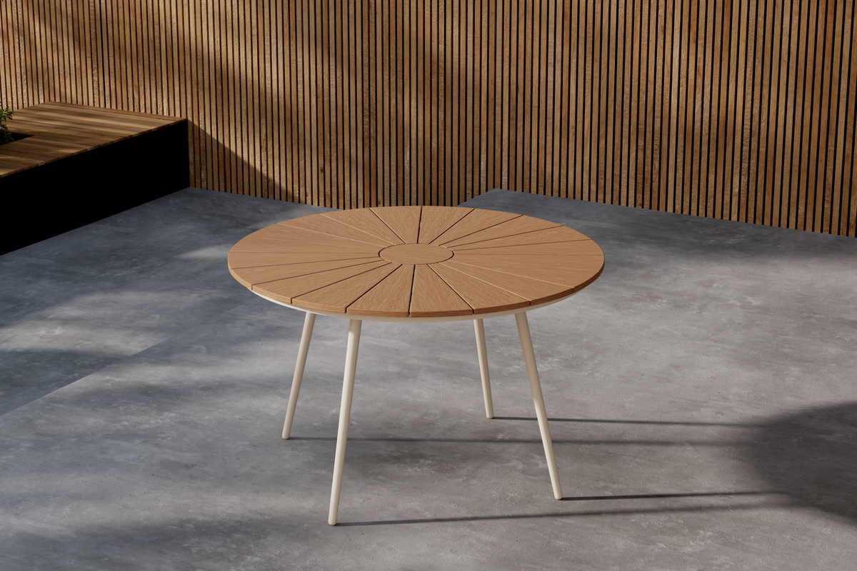 Spisebord 'San Vito' 120x74cm - Beige