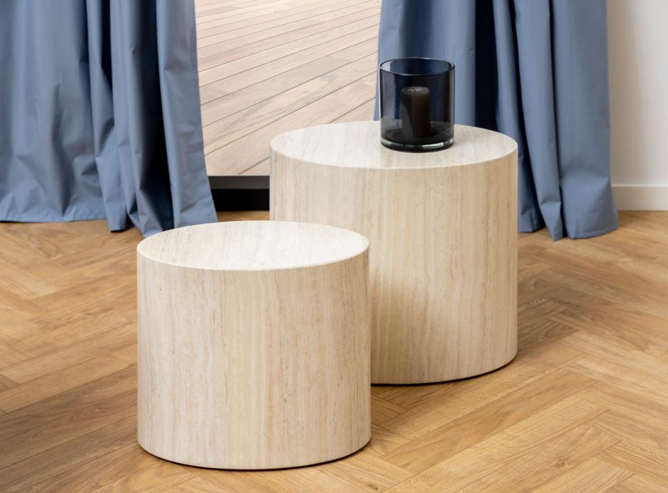 Sofabord 'Ponza' 2 dele - Beige