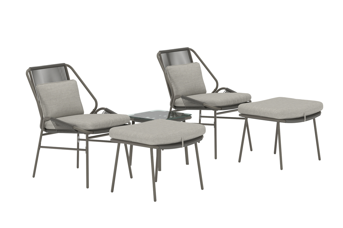 Loungesæt 'Zakynthos' - brun