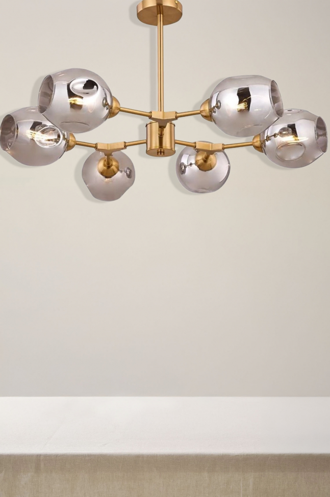 Loftlampe 'Bright' X5 - Smokey