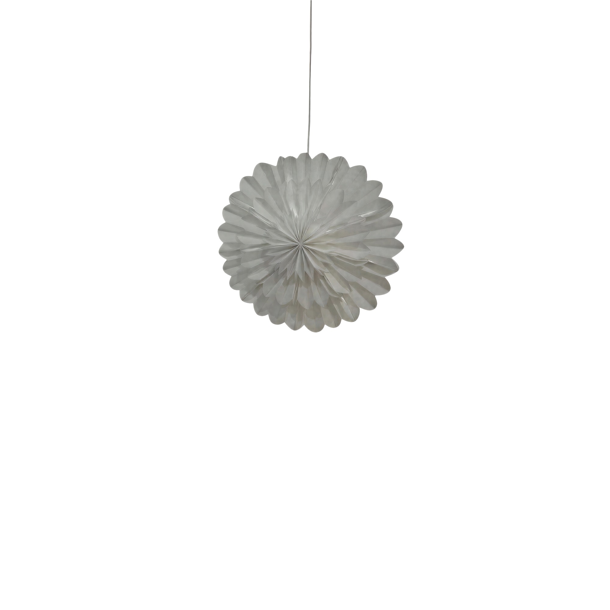 Adventsstjerne 'Lotus' 60cm - Hvid