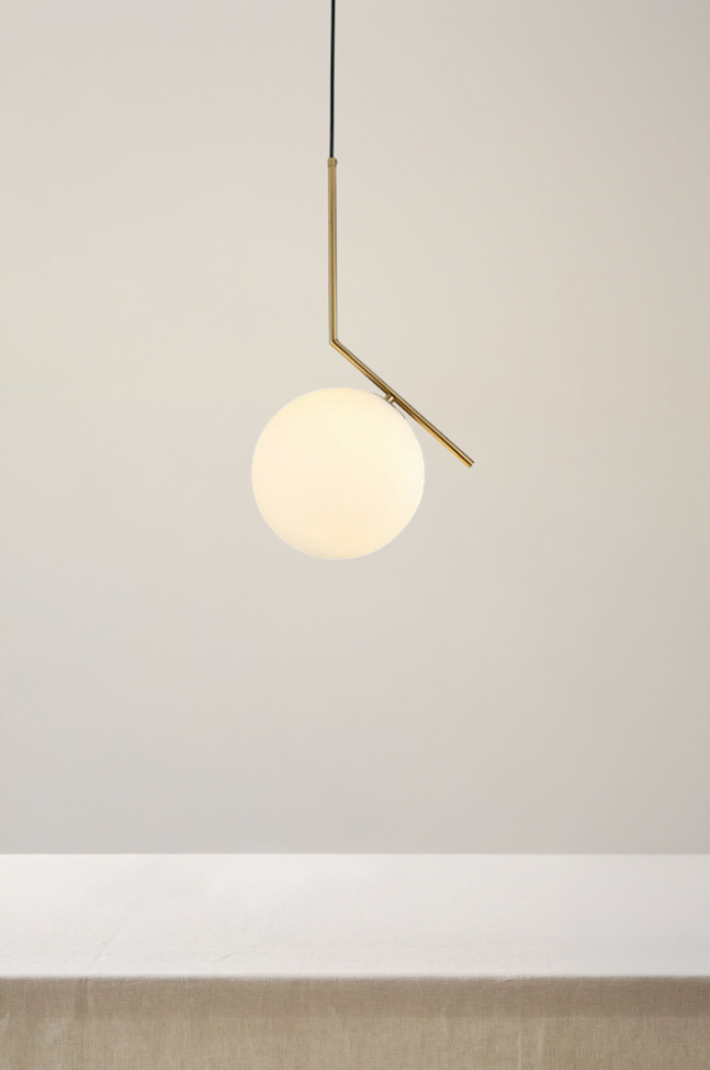 Loftlampe 'Bellini' M - Messing