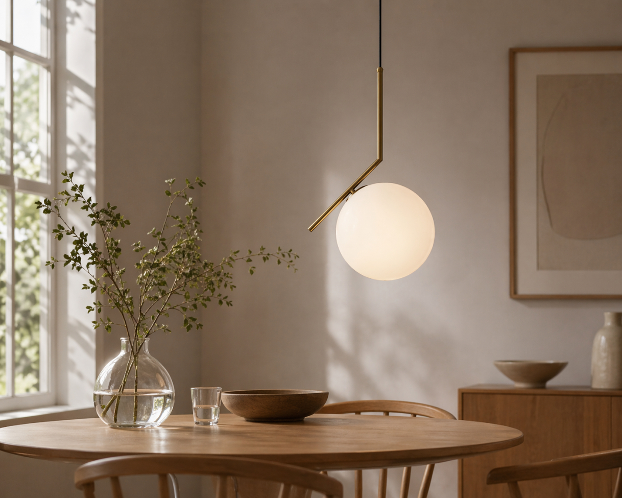 Loftlampe 'Bellini' M - Messing