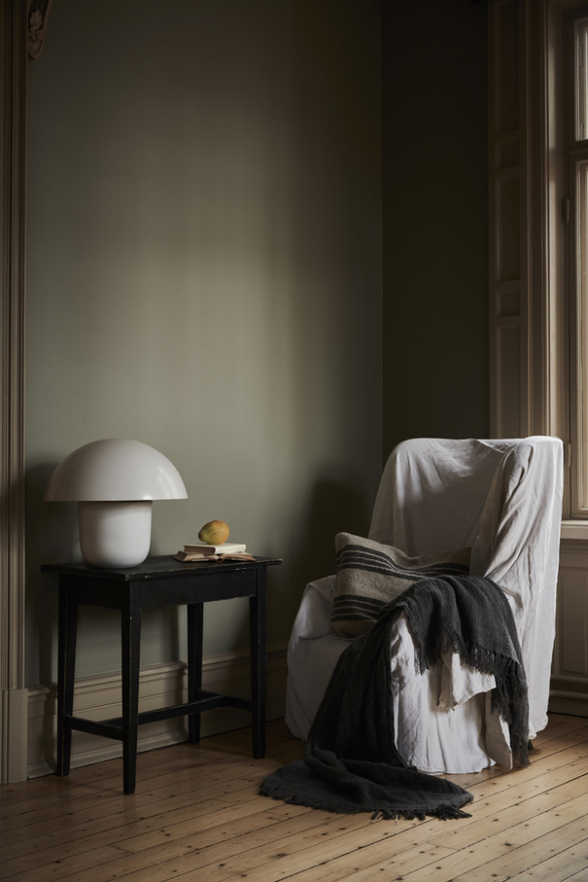 Bordlampe 'Carl-Johan' - Hvid S