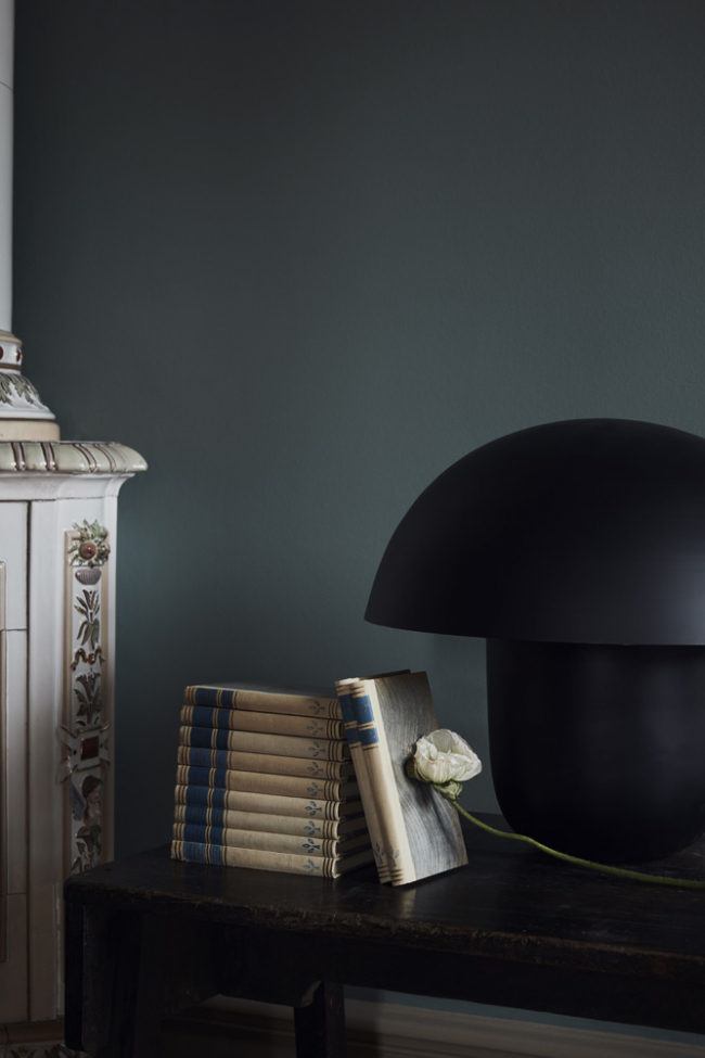 Bordlampe 'Carl-Johan' - Sort S
