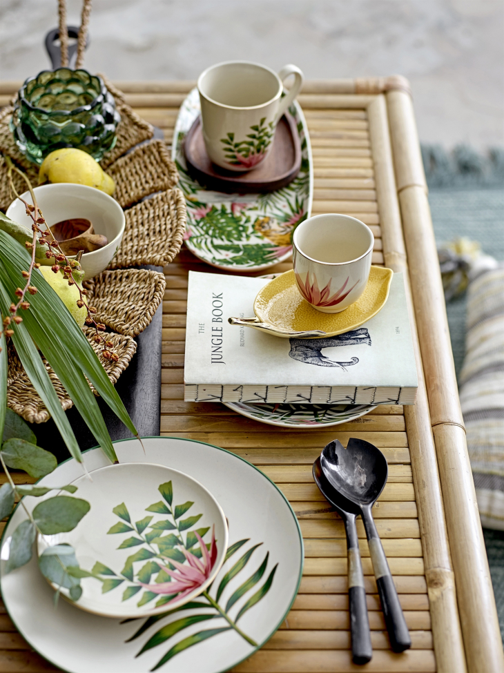 Sofabord/Havebænk 'Bambu' - Natur