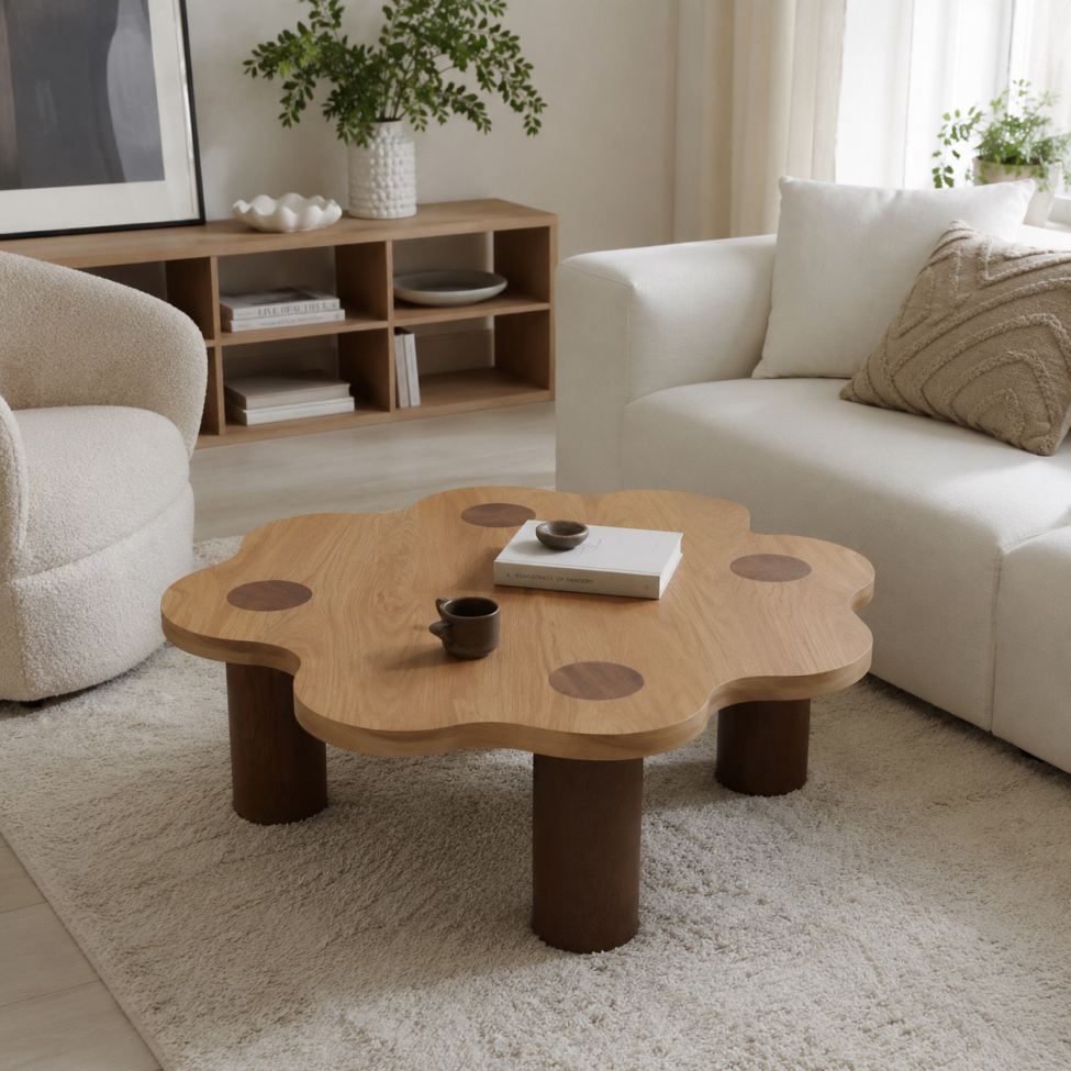 Sofabord 'Livora' 107x98cm - Natur