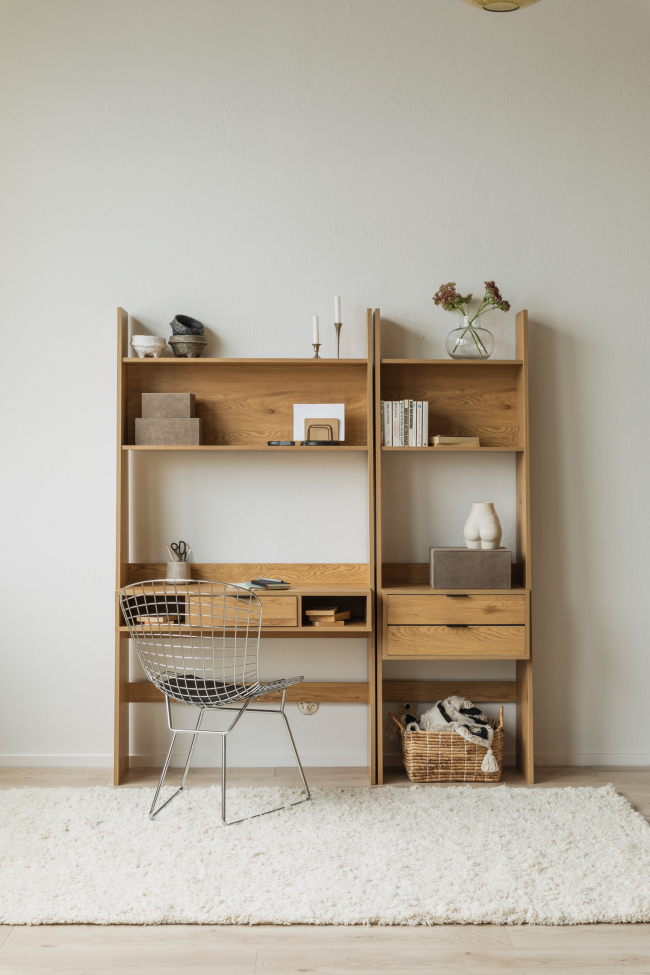 Skrivebord 'Berkley'- Eg/Natur