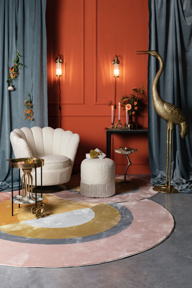 Lampe 'Angel On Fire' - Guld