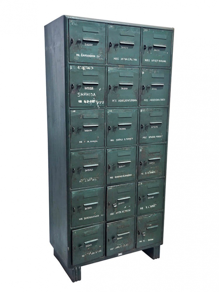 Skab 'Old locker' - Grøn
