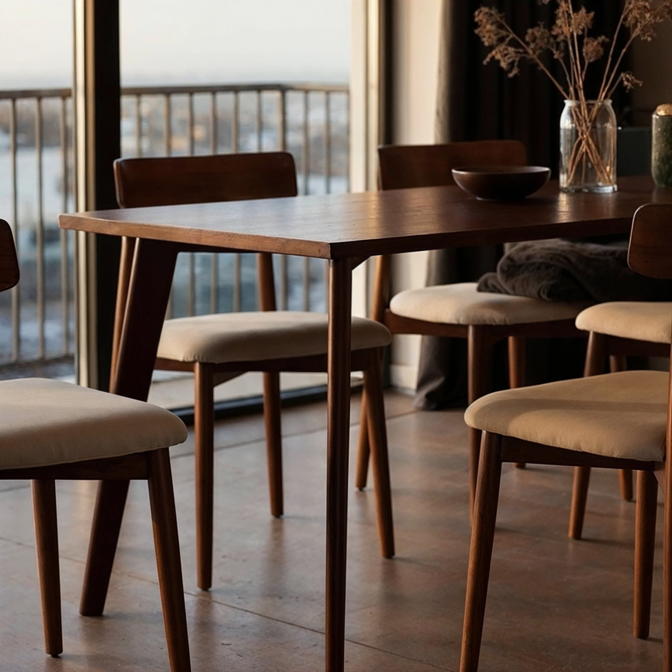 Spisebord 'Nordisk' 180x70cm - Valnød