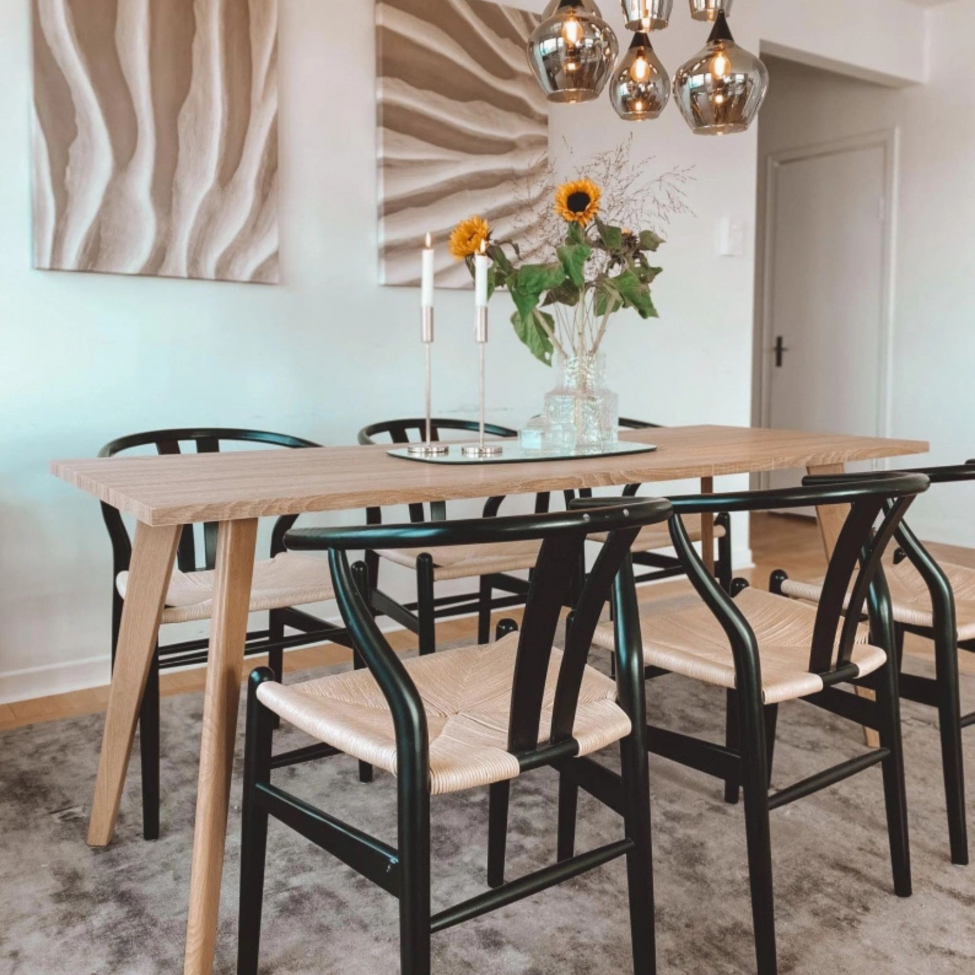 Spisebord 'Nordisk' 180x70cm - Eg