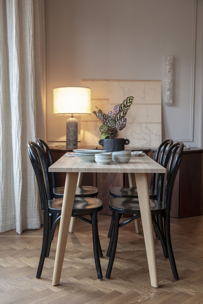 Spisebord 'Nordisk' 120x70cm - Eg