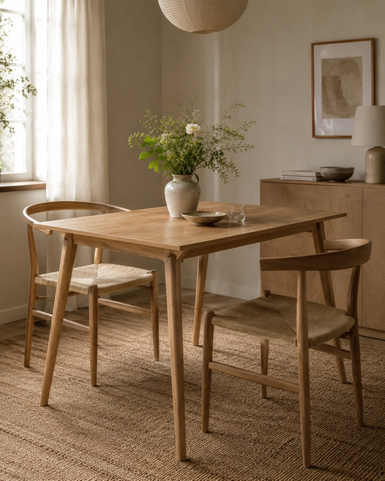 Spisebord 'Nordisk' 120x70cm - Eg