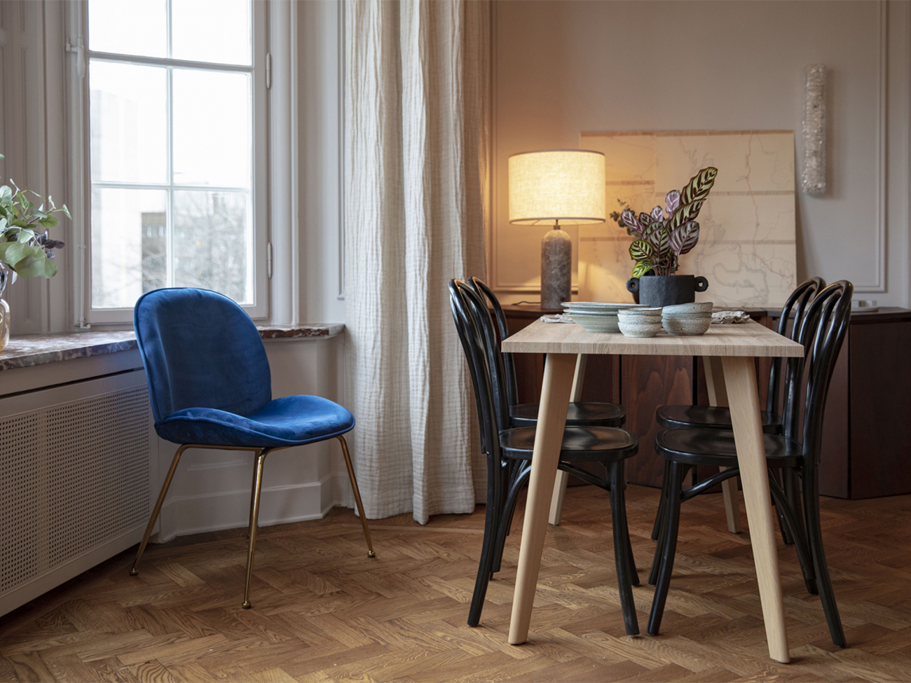 Spisebord 'Nordisk' 120x70cm - Eg