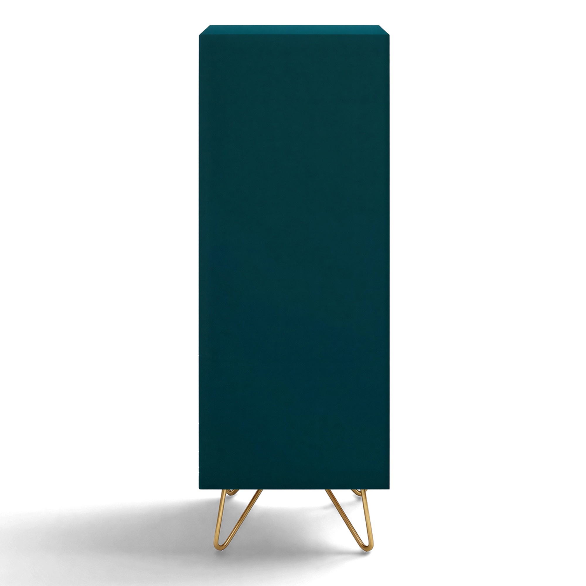 Kommode 'Elle' 45x110 - Turkis/Messing