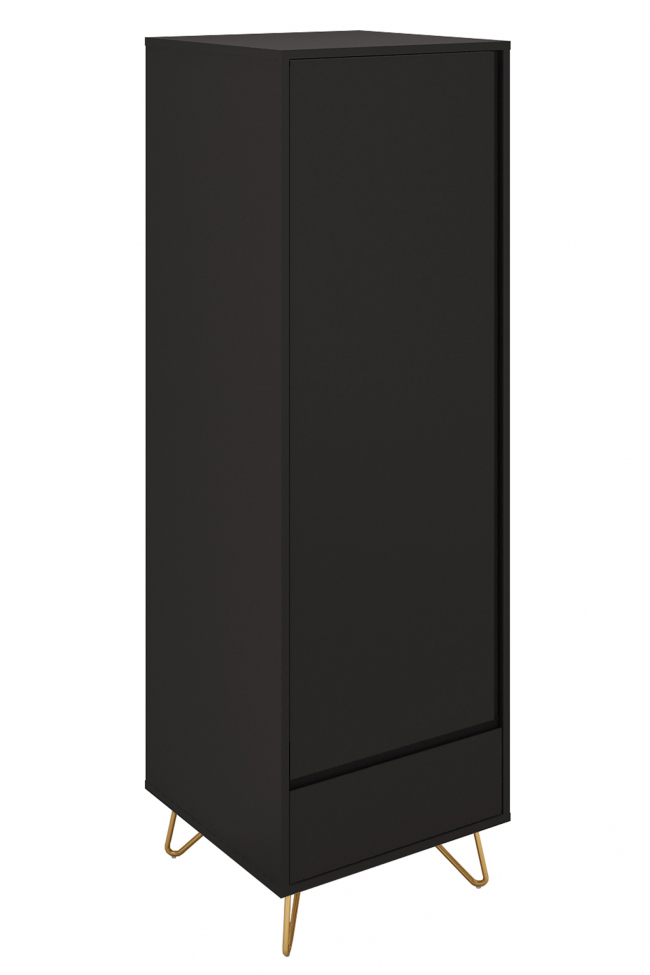 Garderobe 'Elle' - Sort/Messing