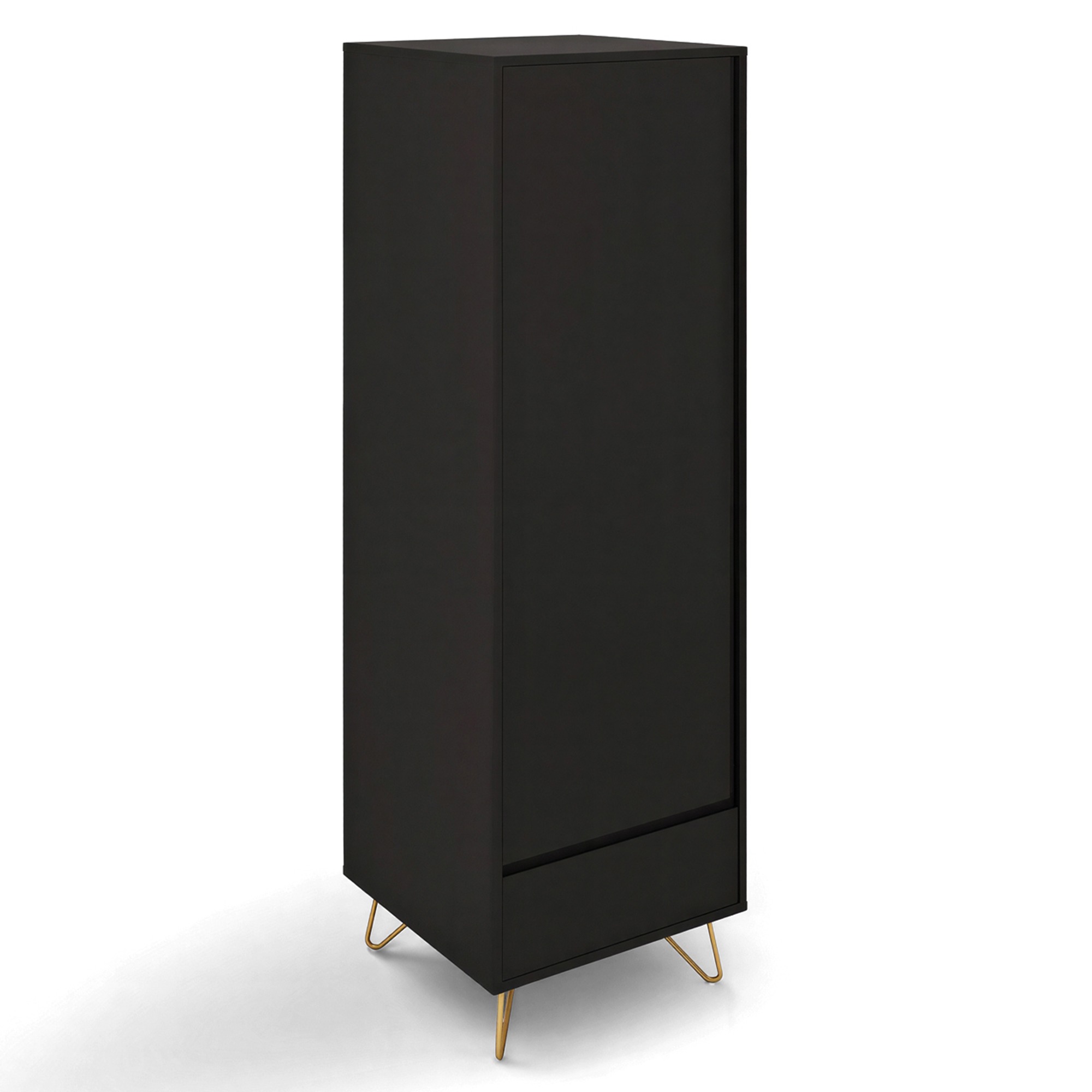 Garderobe 'Elle' - Sort/Messing
