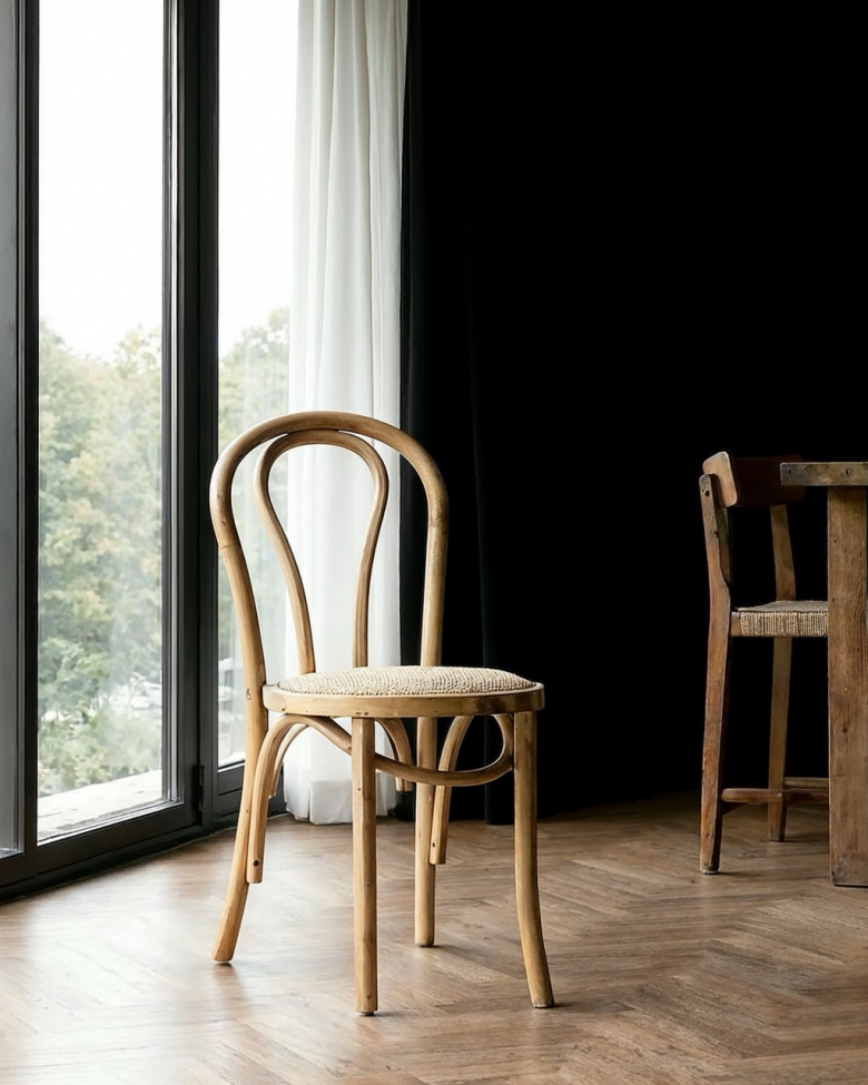 Stol 'Bistro' - Rattan/Natur