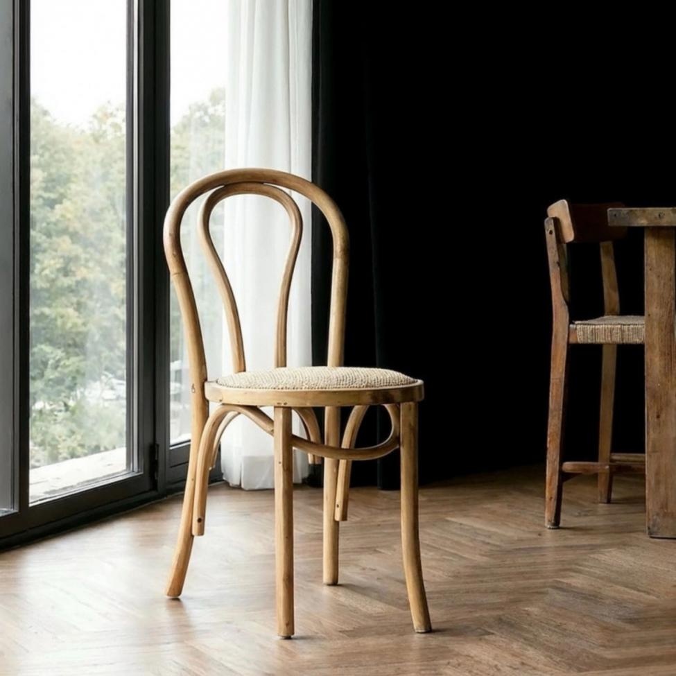 Stol 'Bistro' - Rattan/Natur