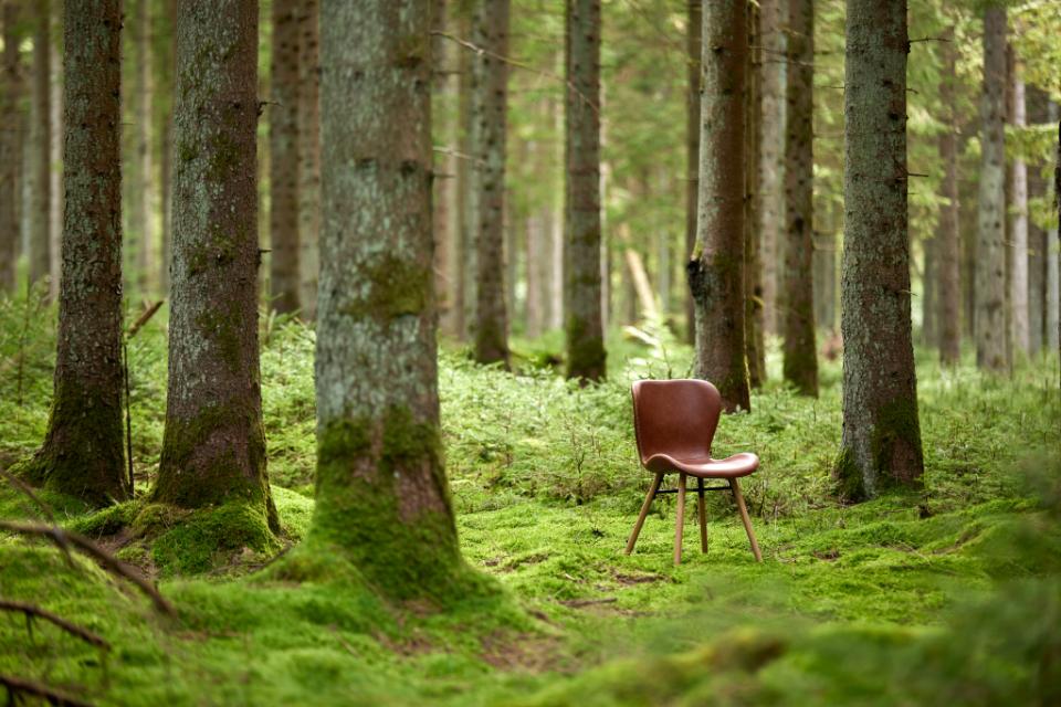 Stol 'Böda' - Natur/Brun