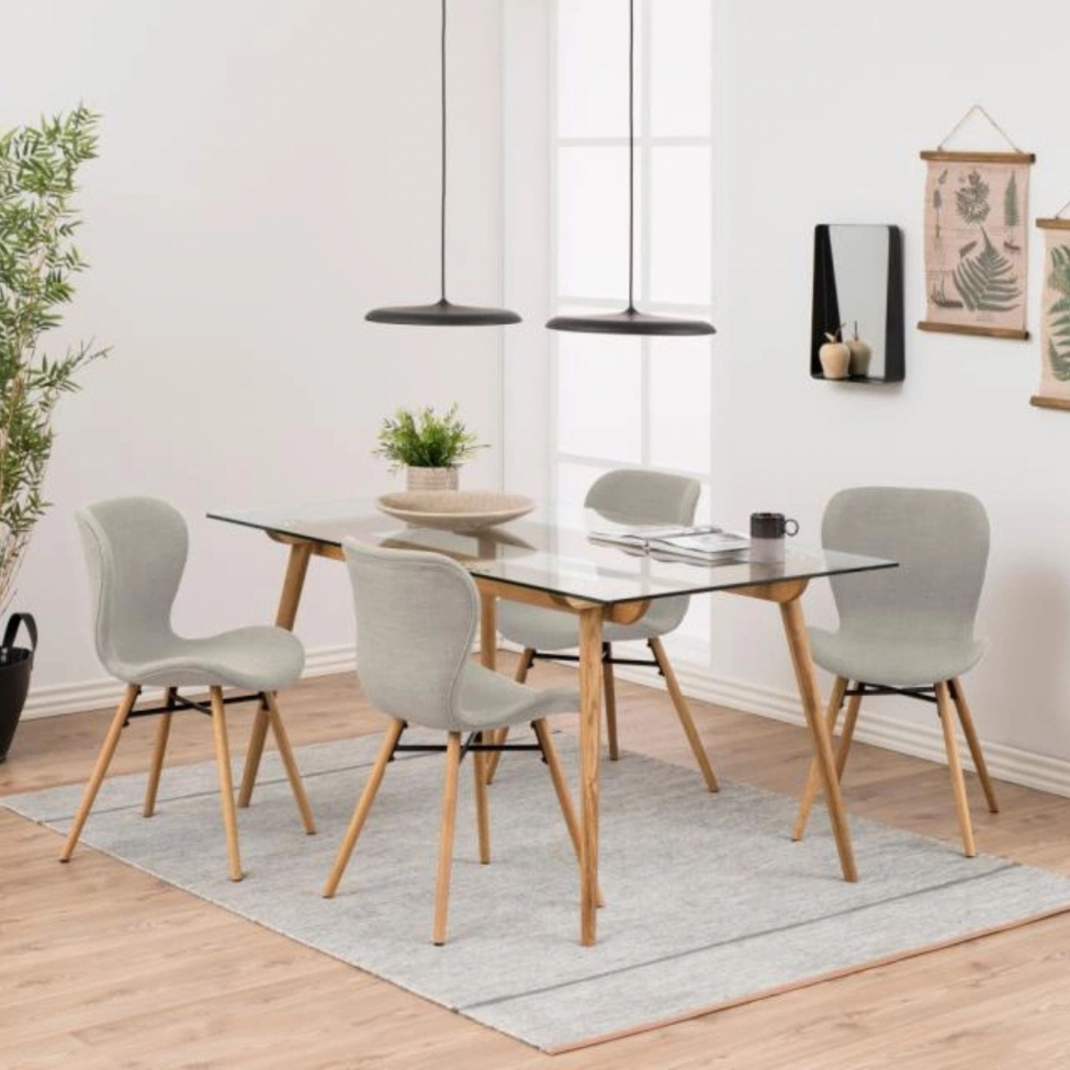 Stol 'B&ouml;da' - Beige/Natur