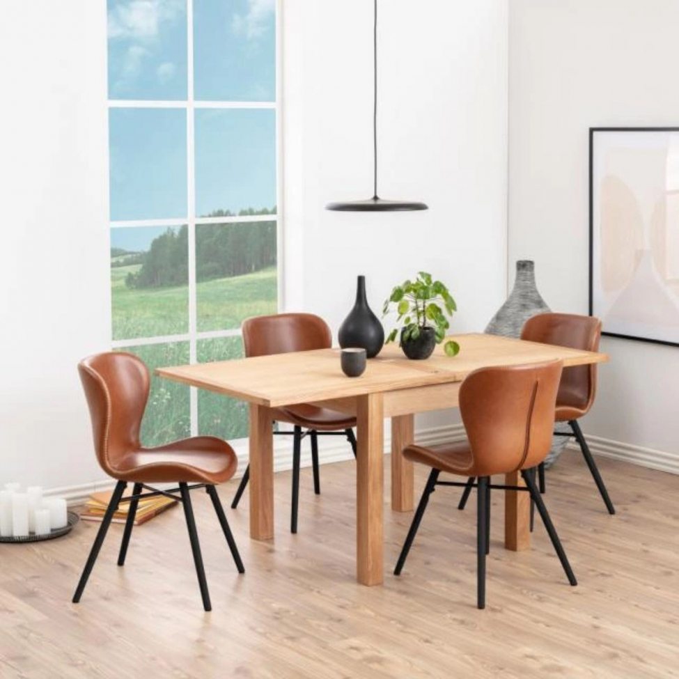 Stol 'Böda' - Sort/Brun