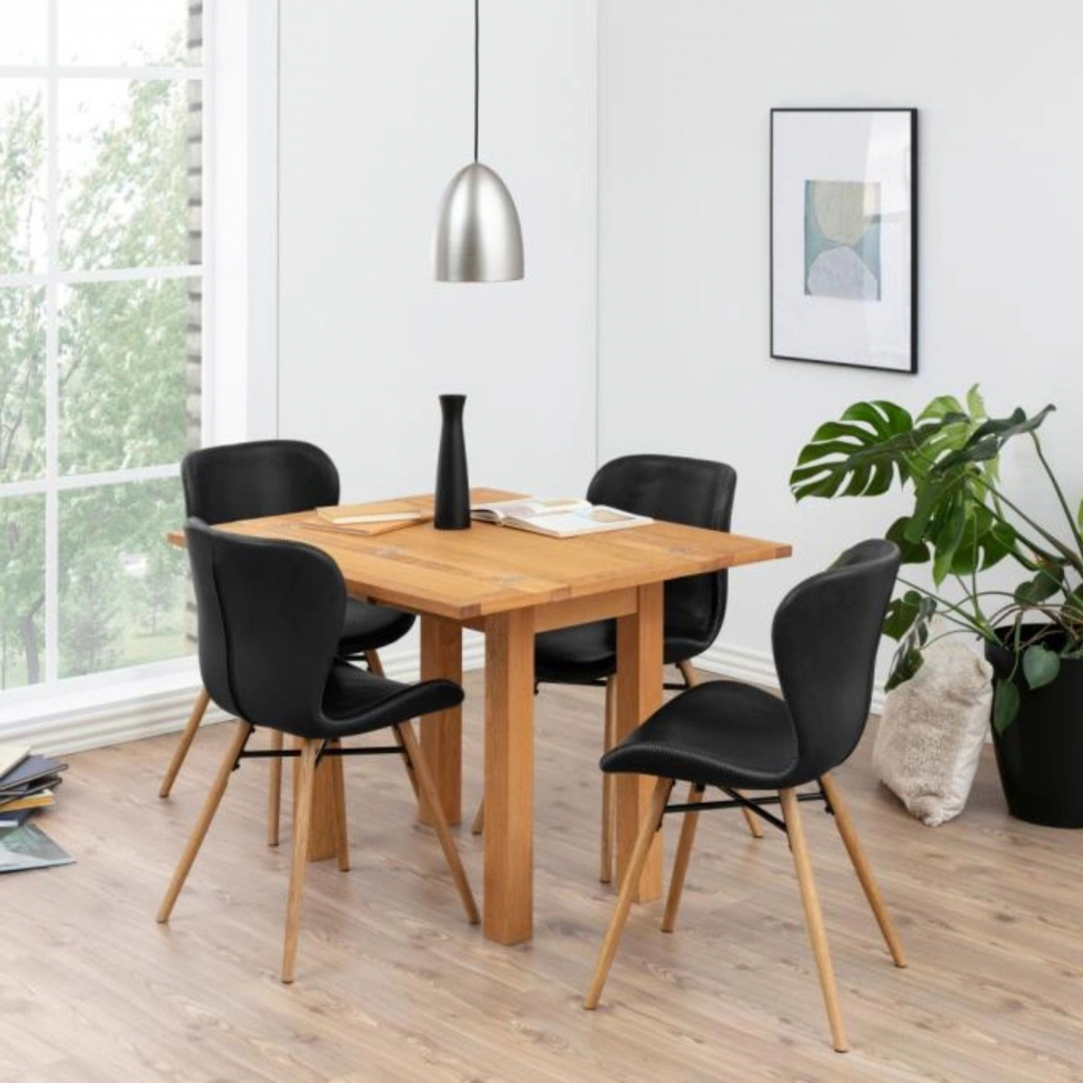 Stol 'B&ouml;da' - Natur/Svart