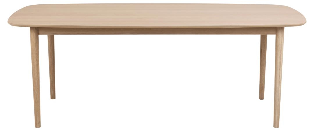 Spisebord 'Moliden' - Natur/Hvid