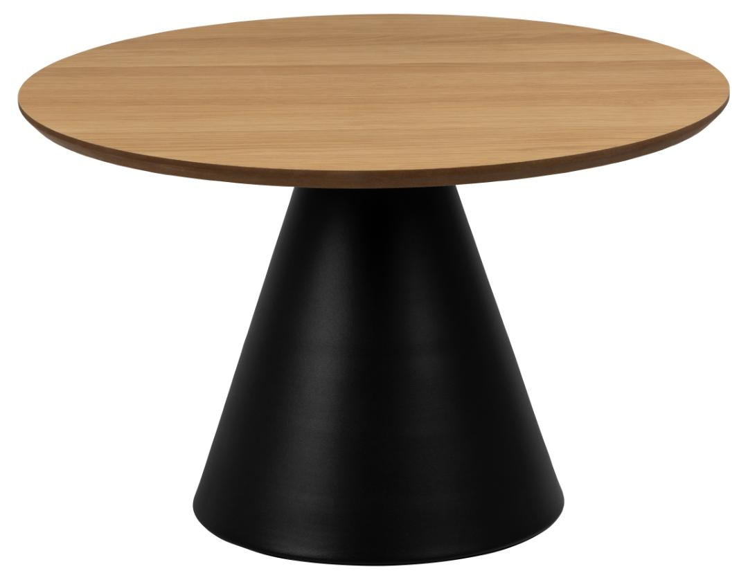 Sofabord 'Soli' 65cm - Natur/Sort