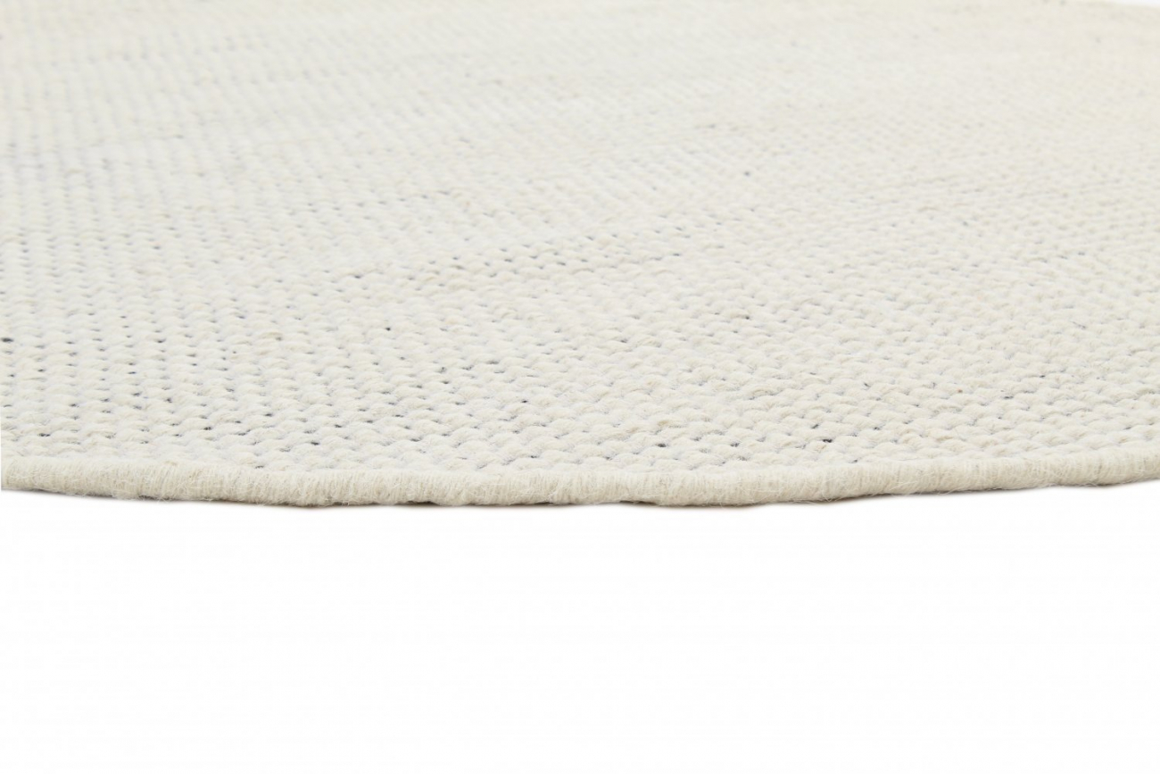 Rundt tæppe 'Coastal' - Greige