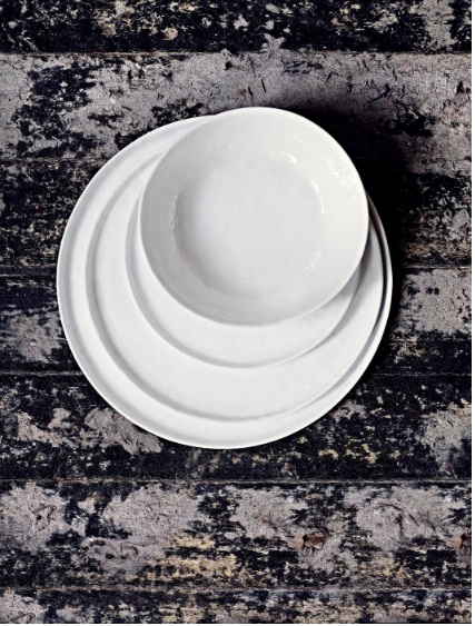 Serveringsfad 'Boho white' - Hvid