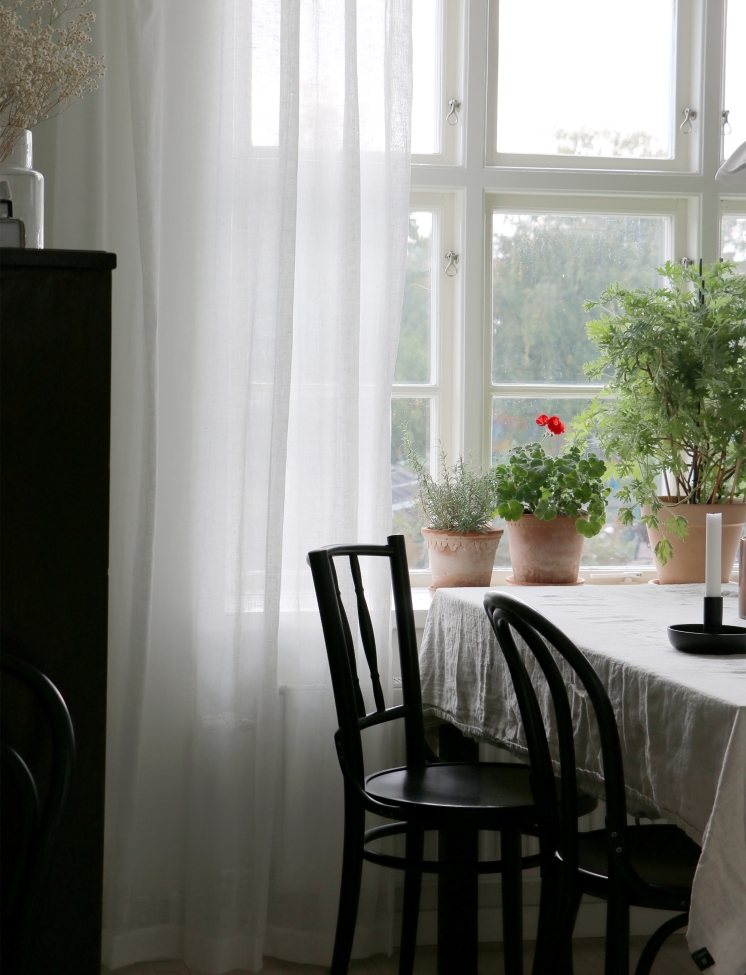 Gardin med veckband 'Dalsland' 145x250 - Hvid