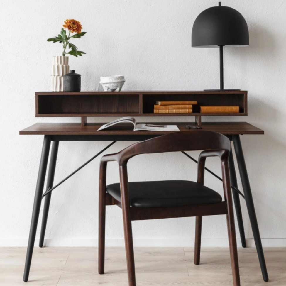 Armlænestol 'Aspa' - Mørkebrun