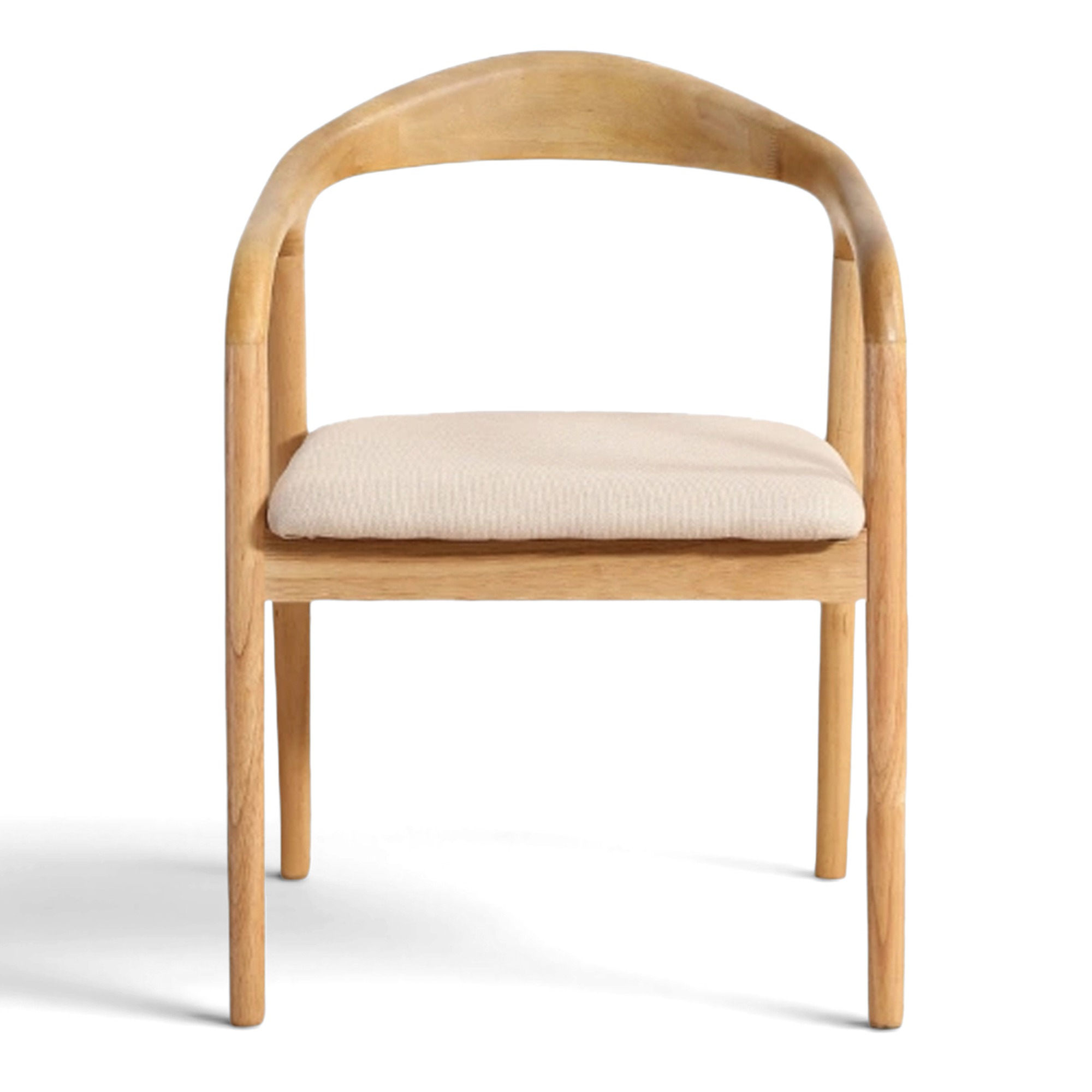 Armlænestol 'Aspa' - Natur/beige